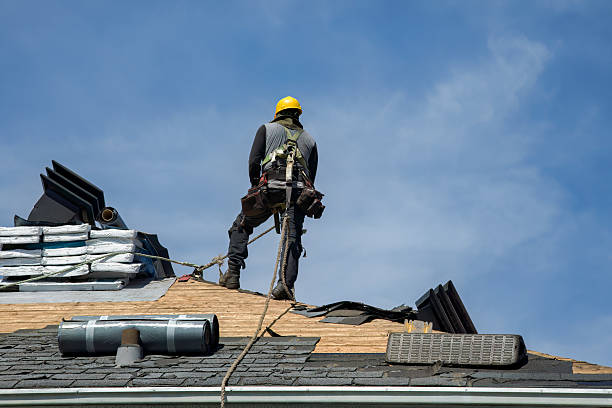 Professional Roofing technician working in Hesston, PA